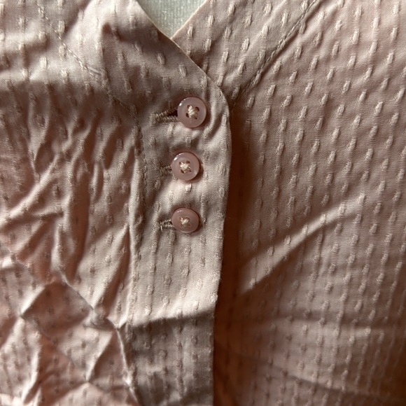 NWT RW&CO. Pink Puffy Sleeve Blouse - M - Picture 2 of 8